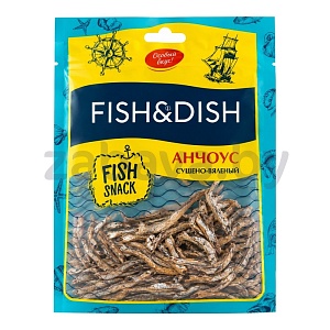 Анчоус Fish&Dish, суш.-вял., 40 г