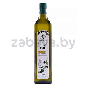 Масло оливковое Cratos, Extra Virgin, White Label, 1 л