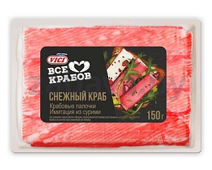 Крабовые палочки Vici «Снежный краб», охл., 150 г