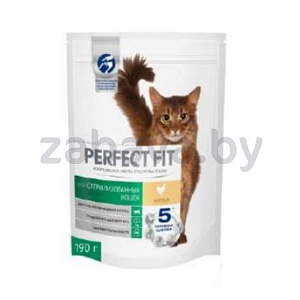 Сухой корм Perfect Fit, 190 г, в ассортименте