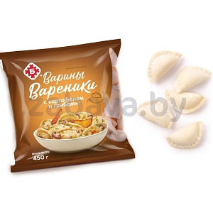Вареники «Варварины» с картоф. и грибами, 450 г