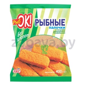 Палочки рыбные Vici «РыбОК!», в панир., зам., 400 г