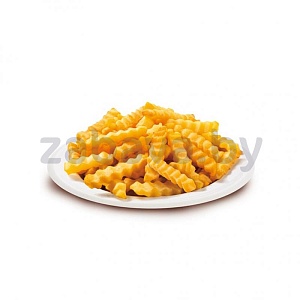 Картофель фри, волнистый, замороженный, 1 кг