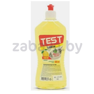 Средство для мытья посуды Test Lemon, лимон, 500 мл
