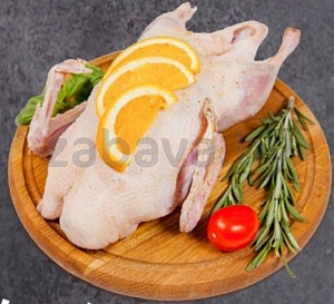 Утка, фаршированная яблоками и апельсинами, п/ф, охл., 1 кг