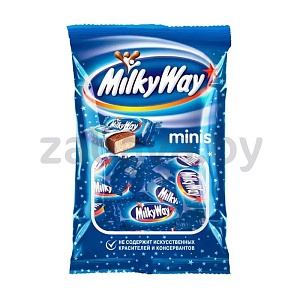 Батончик шоколадный Milky Way Minis с суфле, 176 г
