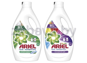 Гель для стирки Ariel, «Горный родник» или Color, 1,95 л