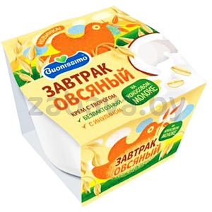 Крем Buonissimo «Завтрак овсяный», с творогом, безлакт., 250 г
