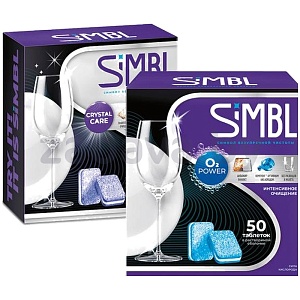 Таблетки для посудомоечных машин Simbl, 50 шт.