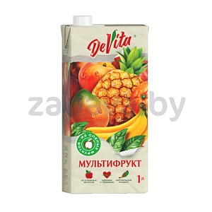 Нектар мультифруктов. DeVita, 1 л