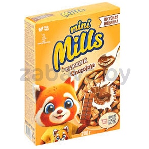 Подушечки Mini Mills, шоколад, 200 г