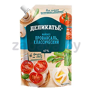Майонез «Деликатье», провансаль, классич., 67%, 380 г