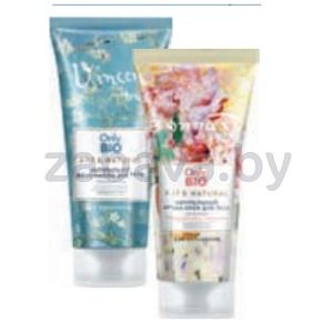 Крем для тела Only Bio, цветущ. миндаль или бархатист. пион и масло розы, 200 мл