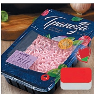 Фарш «Трапеза», из свинины с м/пт, п/ф, 500 г