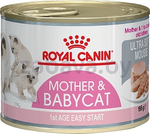 Консервы Royal Canin Babycat для котят, мусс, 195 г