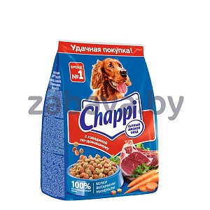 Корм для собак Chappi «С говядиной по-домашнему», 600 г