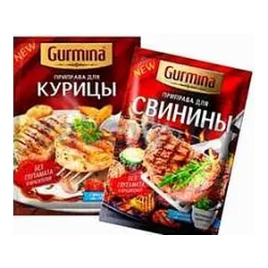 Приправа Gurmina для курицы/для свинины, 40 г