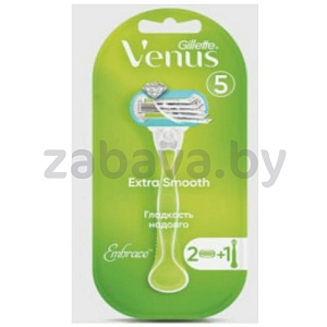 Бритва Gillette Venus Embrace 5 лезвий, c 2 сменными кассетами