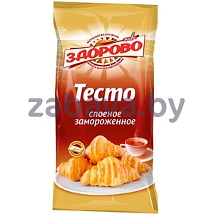 Тесто слоеное «Живи здорово», замороженное, 450 г