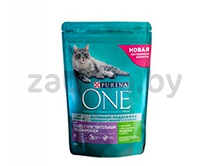 Корм для кошек сухой One, 200 г, в ассортименте