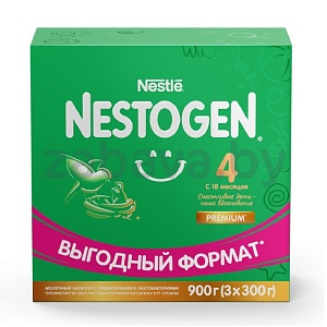 Напиток молочный Nestogen 4, с 18 месяцев, 900 г
