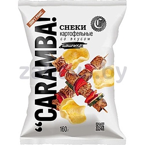 Снеки Caramba!, картофельные, в ассортименте, 160 г
