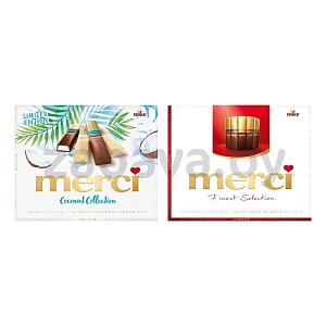 Конфеты Merci, ассорти с кокосом или ассорти, 250 г