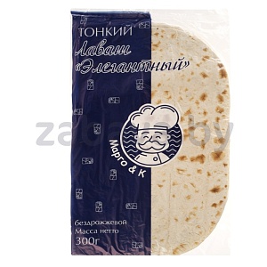 Лаваш тонкий «Марго & К», элегантный, 300 г