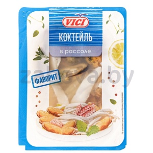 Коктейль из морепродуктов, солен. в рассоле, Vici «Фаворит», 150 г