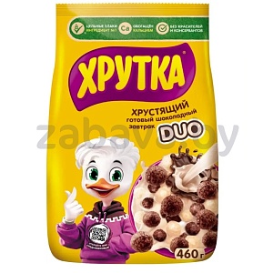 Готовый завтрак «Хрутка Duo», шоколад, обо­га­щ. каль­ци­ем, 460 г