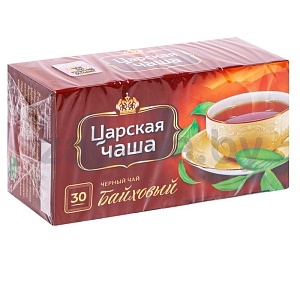 Чай черн. «Царская чаша», байховый, 30 пак.