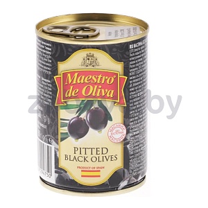 Маслины Maestro de Oliva, б/к, 280 мл