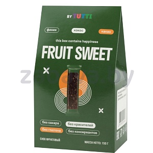 Снек фруктов. Fruit Sweet, финик-кокос-какао, 150 г