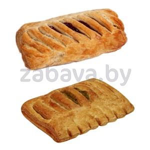 Слойка с начинкой вишня/шпинат, 80 г