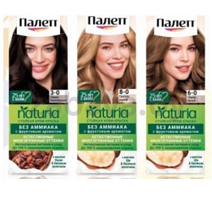 Стойкая крем-краска «Палетт» Naturia для волос