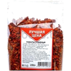 Томаты «Лучшая цена» сушен., 250 г