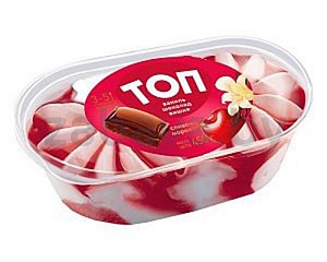 Мороженое «Топ», ваниль-шоколад-вишня, 450 г