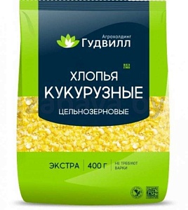 Кукурузные хлопья «Гудвилл», экстра, 400 г