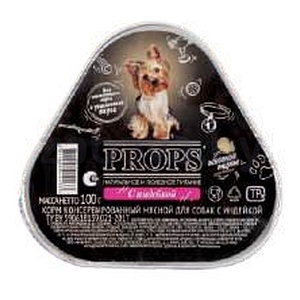 Корм Props для собак с индейкой, 100 г
