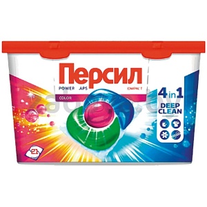 Капсулы для стирки «Персил» Color, 21 шт.
