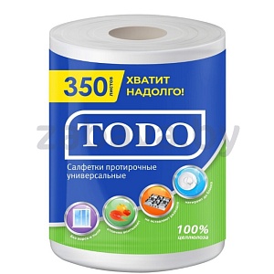 Полотенце бумажное Todo, 2 слоя, 1 рулон