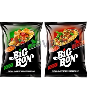 Лапша Big Bon, говядина/курица, 75 г