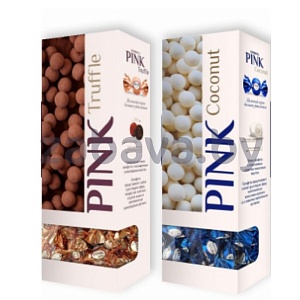 Конфеты Pink Coconut/Truffle, трюфель/кокос, 163 г
