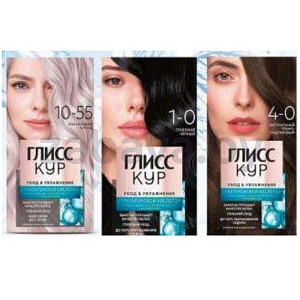 Краска-мусс для волос стойкая «Глисс Кур»