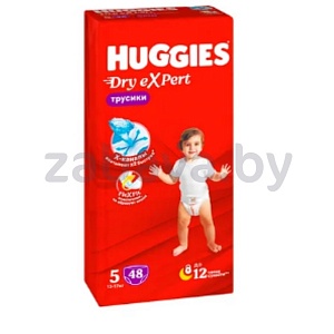 Подгузники-трусики Huggies Dry Expert, в ассорт.
