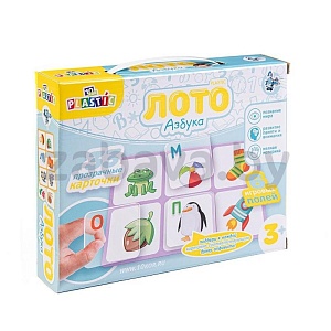 Игра «Десятое королевство» «Лото Plastic карточки Азбука»