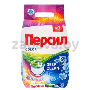 Порошок стиральный Persil Color, свежесть от Vermel для цв., 3 кг