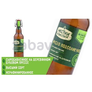 Масло подсолнечное «Местное Известное», в/с, 0,5 л