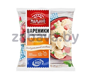 Вареники «Марьино» с клубникой, 400 г