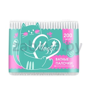 Палочки ватные Meggi, 200 шт.
